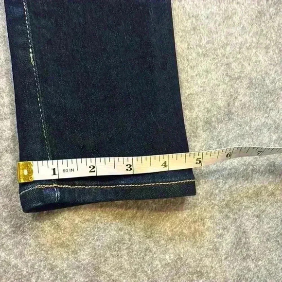 Fidelity Ace Mid Rise Ultra Slim, Dark Wash. Size 27. - Picture 3 of 12